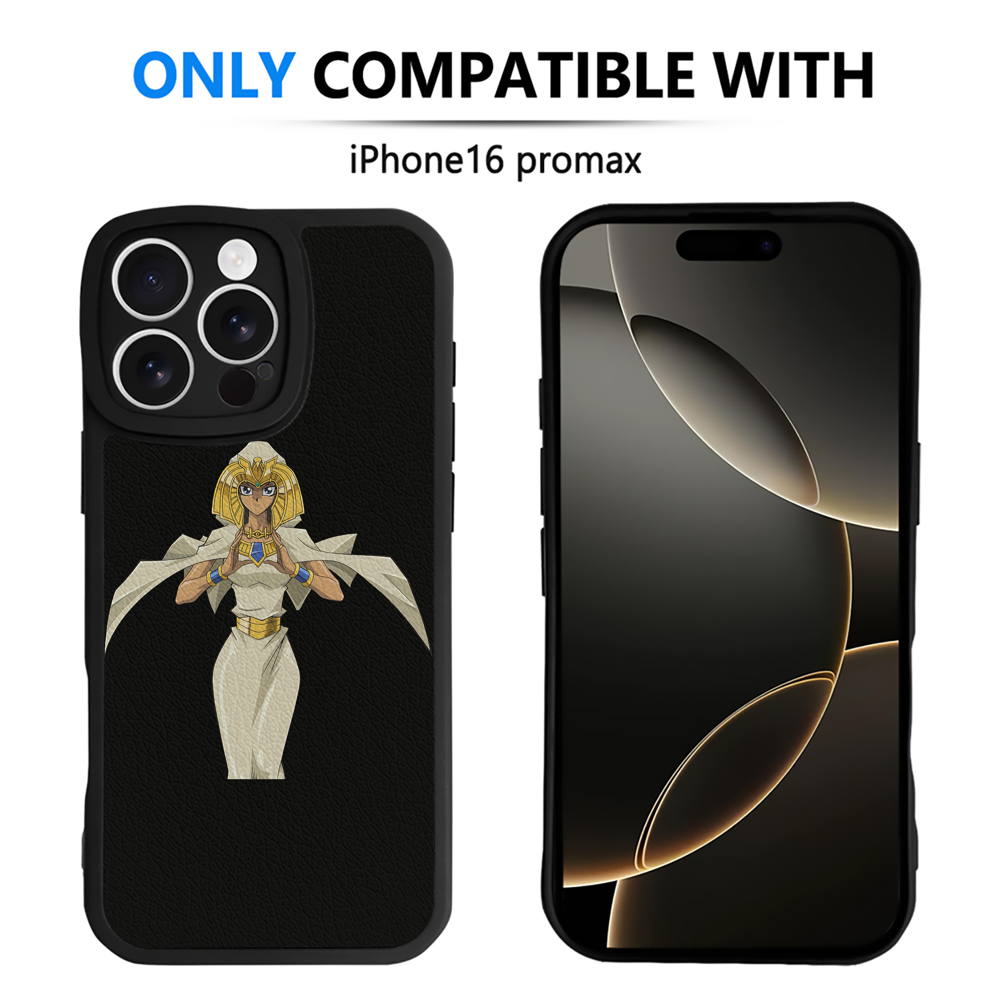遊☆戯☆王 Yu-Gi-Oh! 【iPhone 16シリーズ対応】シリコンスマホケース（レザー調） 材質：シリコン